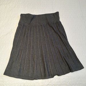 Grey sweater skirt